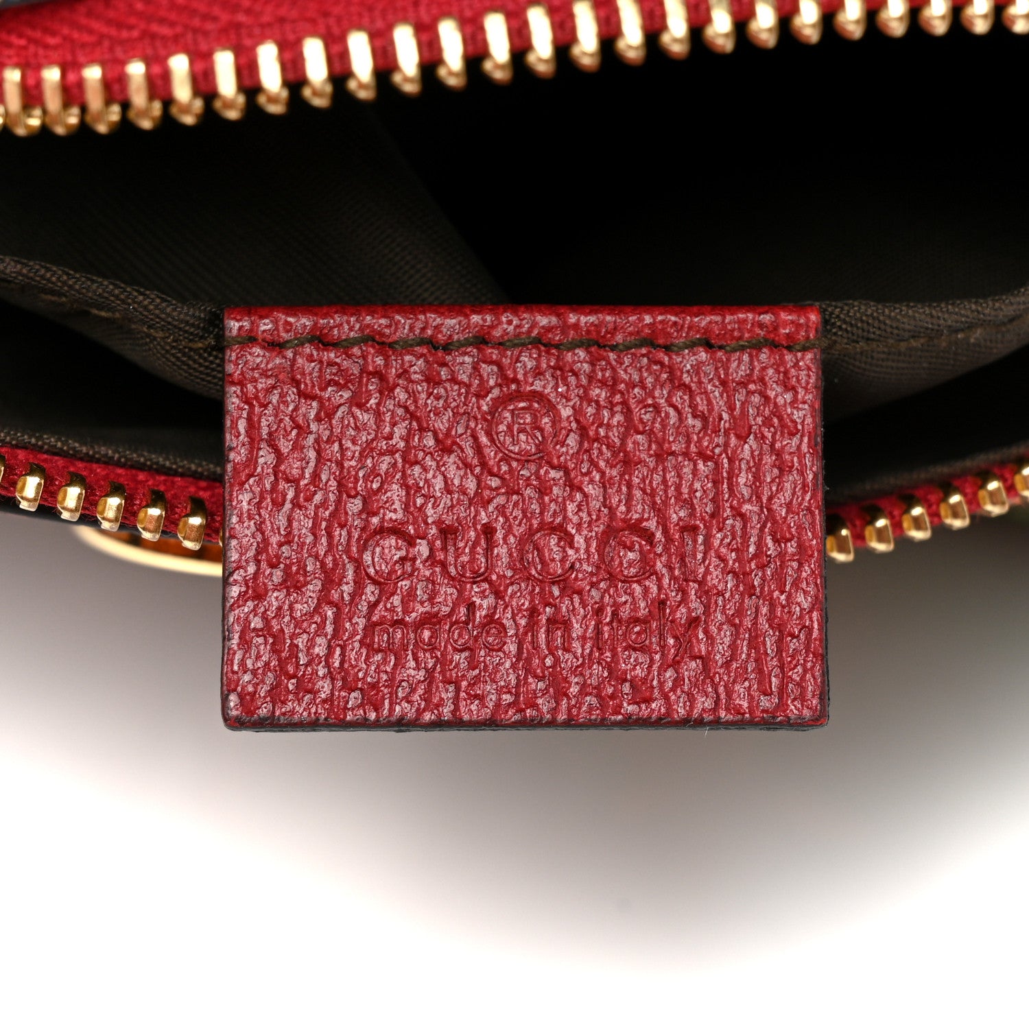 Gucci Soft GG Supreme Monogram Flora Calfskin Medium Ophidia Cosmetic Case Beige Ebony Multicolor Rosso 5 of 8