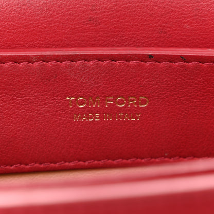 Tom Ford Calfskin Small Sienna Shoulder Bag Red 6 of 17