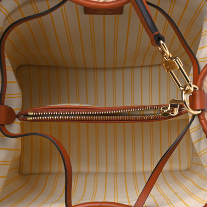 Louis Vuitton Raffia Calfskin Monogram Neonoe MM Tan 4 of 4