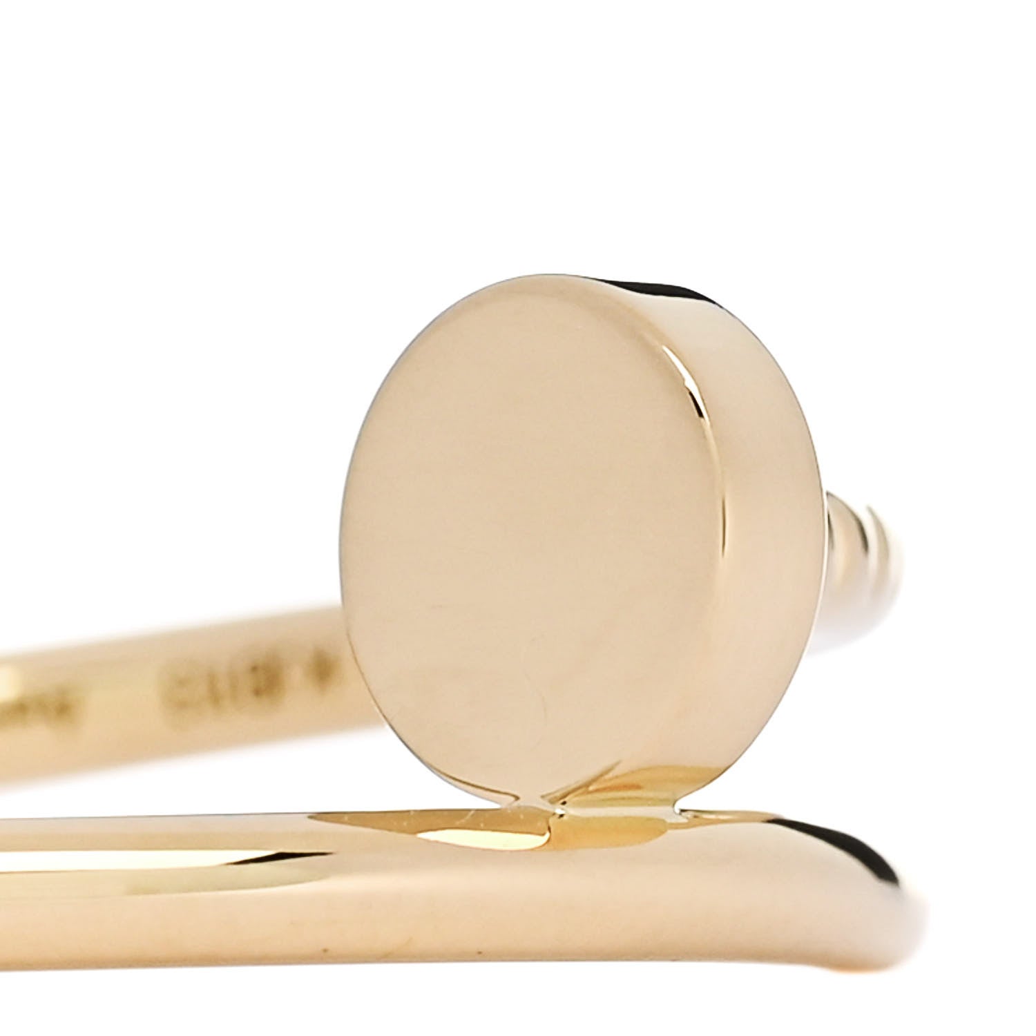 Cartier 18K Yellow Gold Small Juste Un Clou Ring 51 5.75 4 of 6