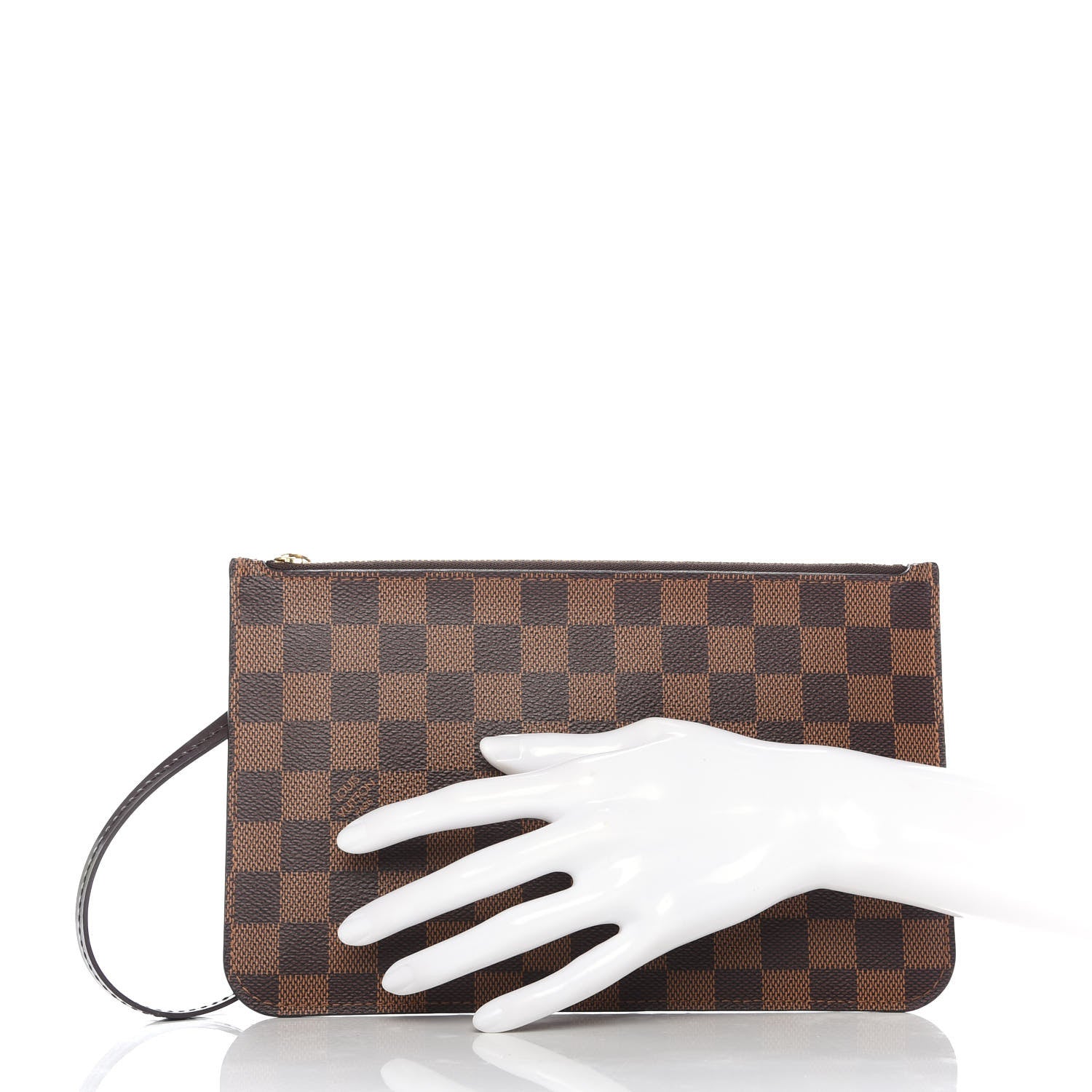 Louis Vuitton Damier Ebene Neverfull MM GM Pochette 2 of 7