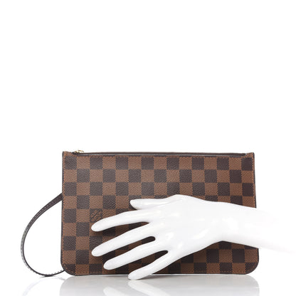 Louis Vuitton Damier Ebene Neverfull MM GM Pochette 2 of 7