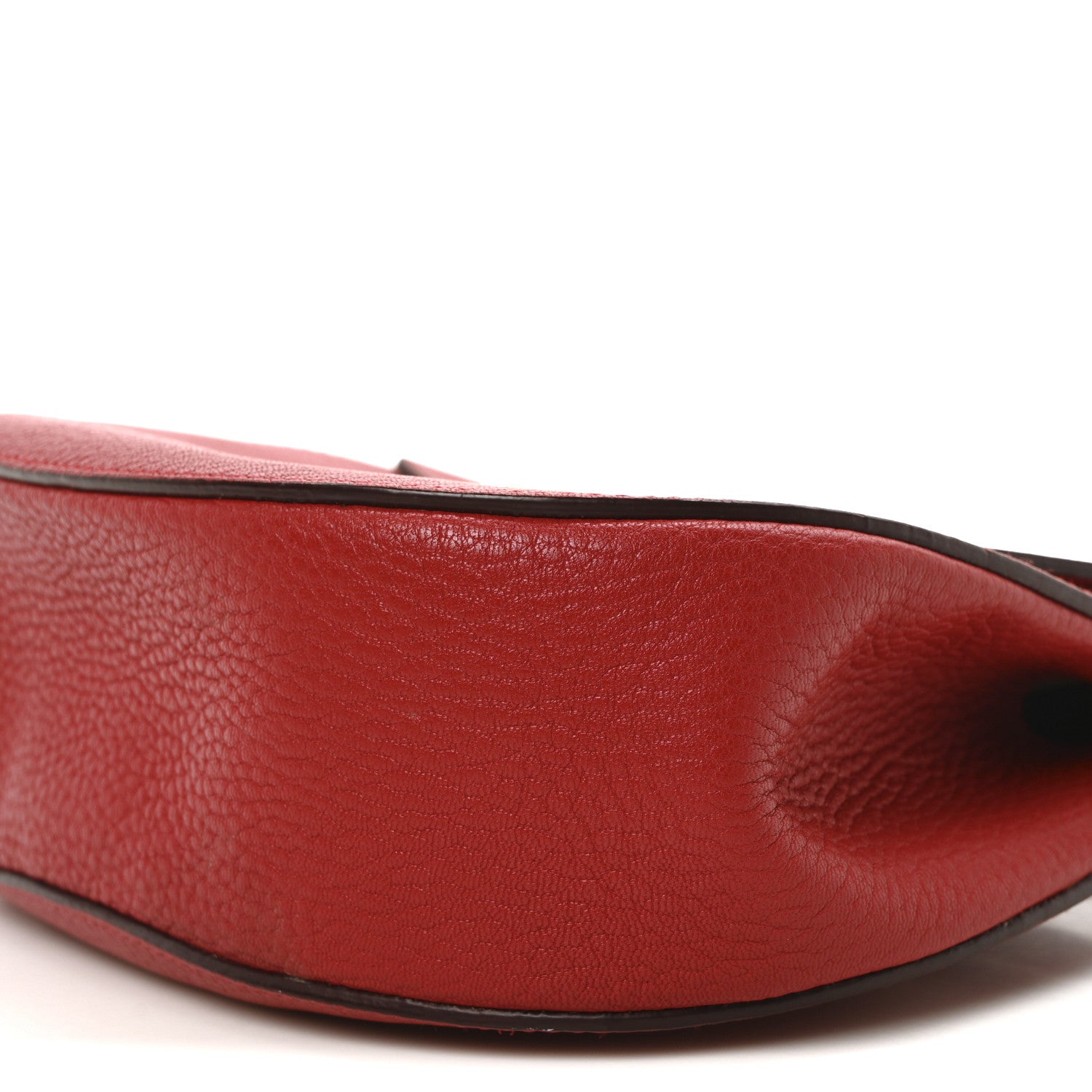 Chloe Grained Lambskin Drew Shoulder Bag Plaid Red 9 of 9
