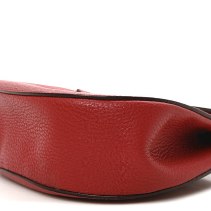 Chloe Grained Lambskin Drew Shoulder Bag Plaid Red 9 of 9
