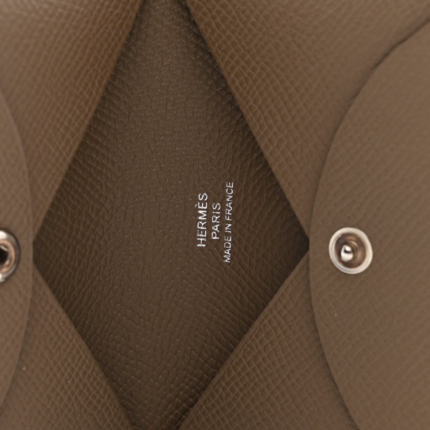 Epsom Calvi Card Case Etoupe