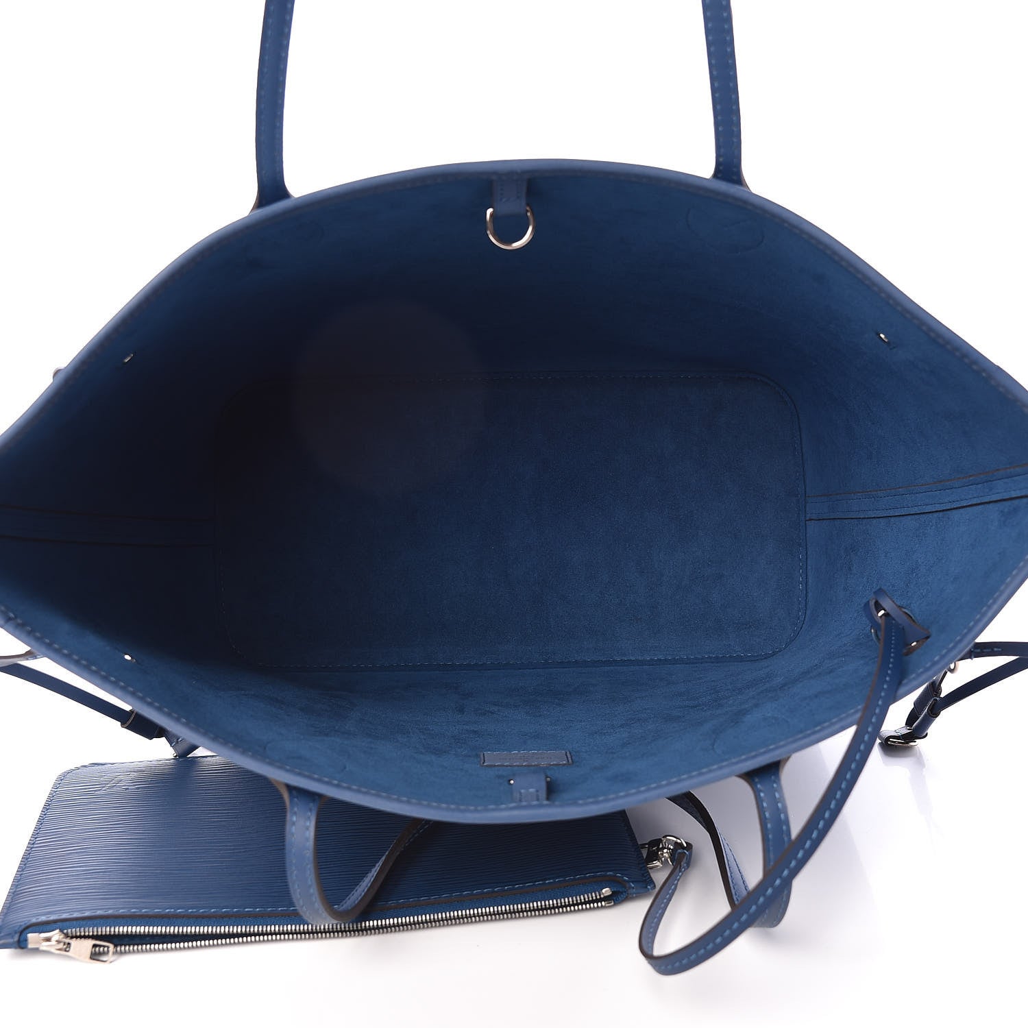 Louis Vuitton Epi Neverfull MM Saphir 6 of 12
