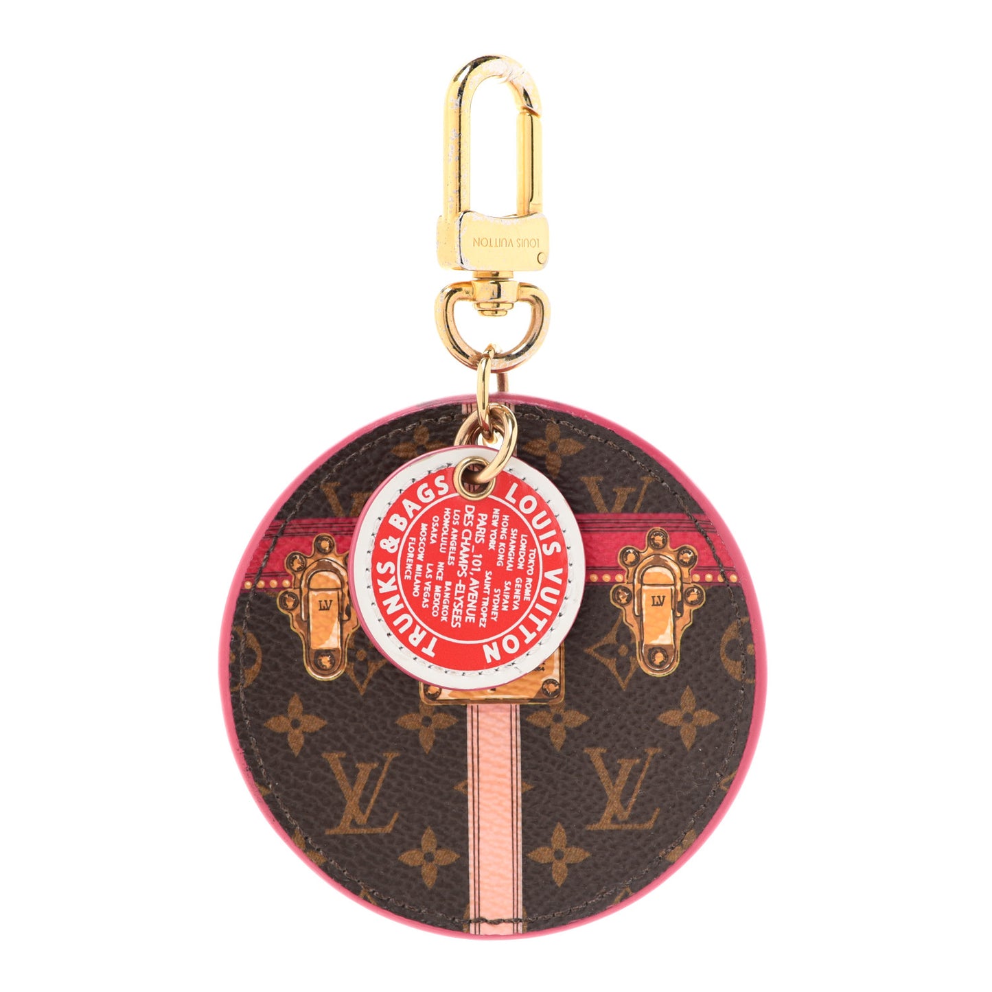 Monogram Summer Trunks Bag Charm Key Holder