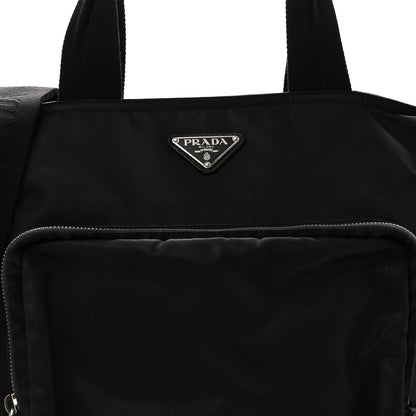Prada Nylon Vela Baby Bag Black 8 of 12