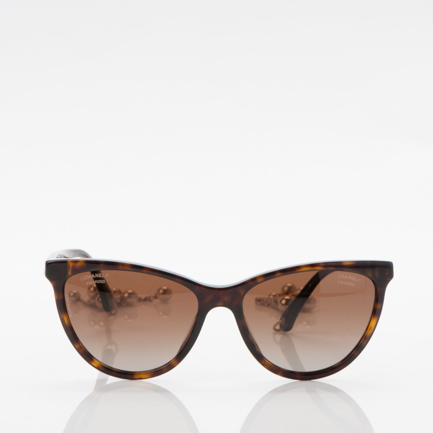 Acetate Polarized Fantasy Pearl Cat Eye Sunglasses 5341-H-A Tortoise