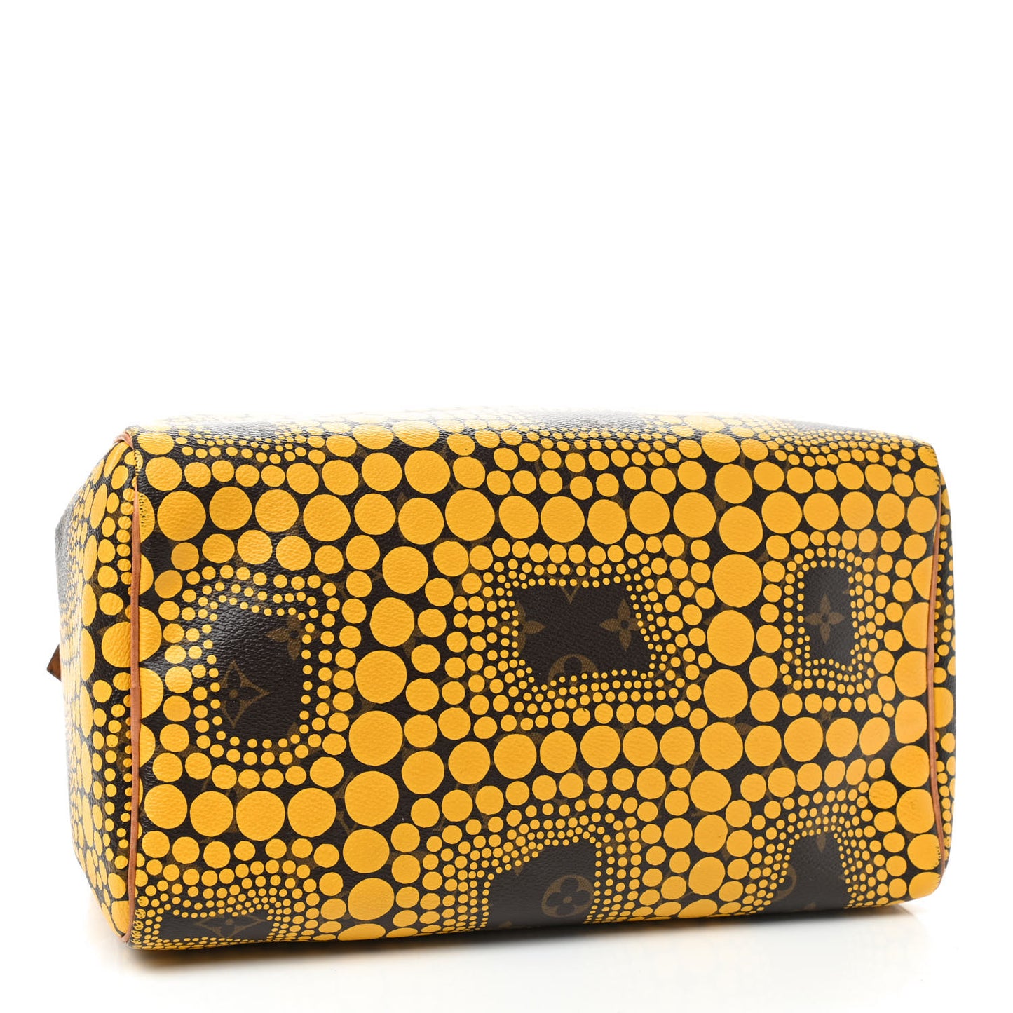 Monogram Kusama Town Speedy 30 Yellow