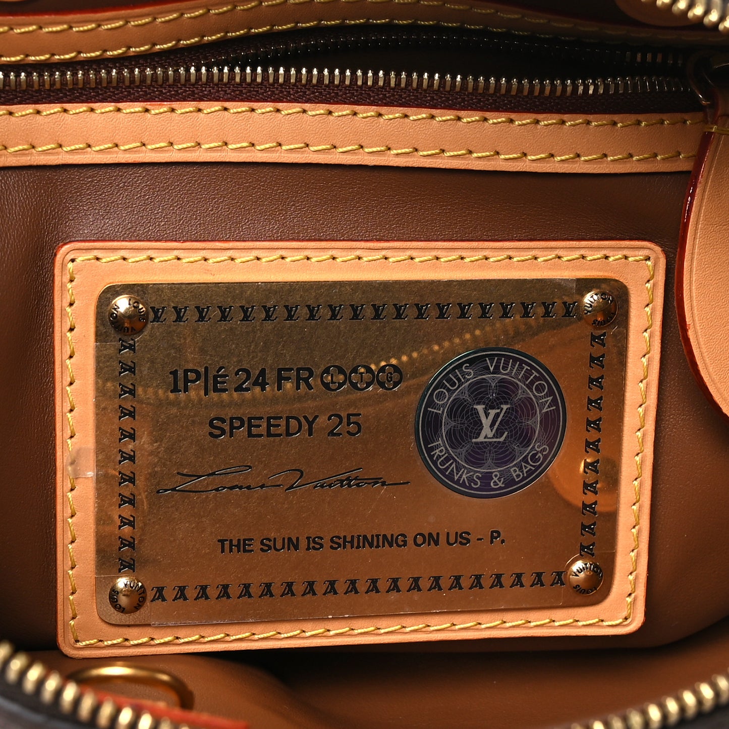 Calfskin Monogram Speedy P9 Bandouliere 25