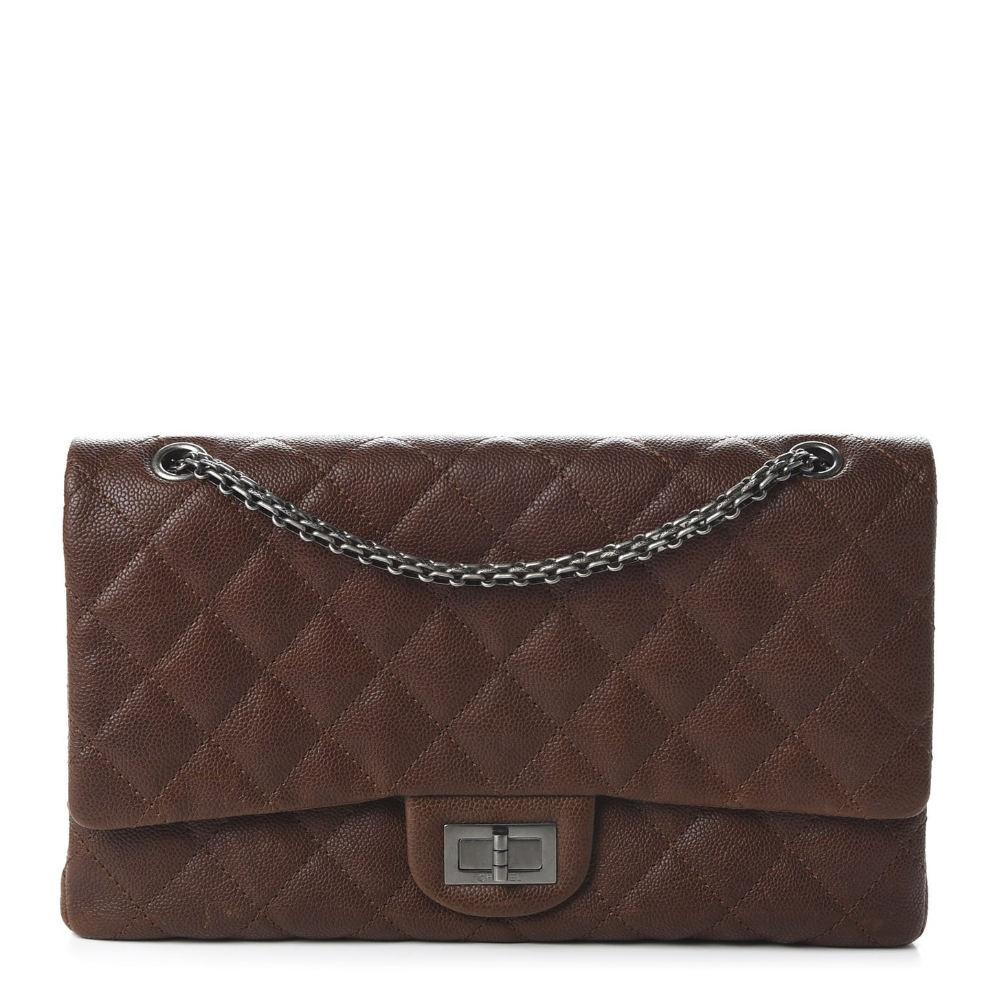 Caviar Quilted 2.55 Reissue 227 Flap Brown