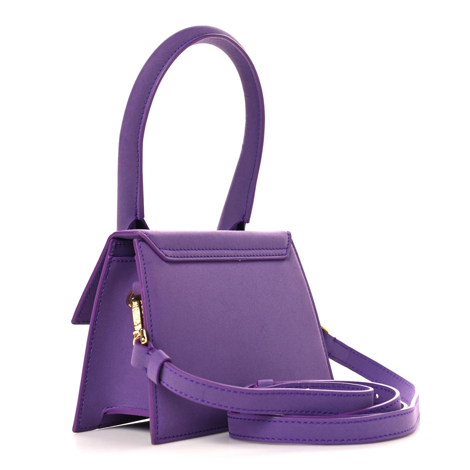 Jacquemus Nubuck Le Chiquito Moyen Purple 3 of 10
