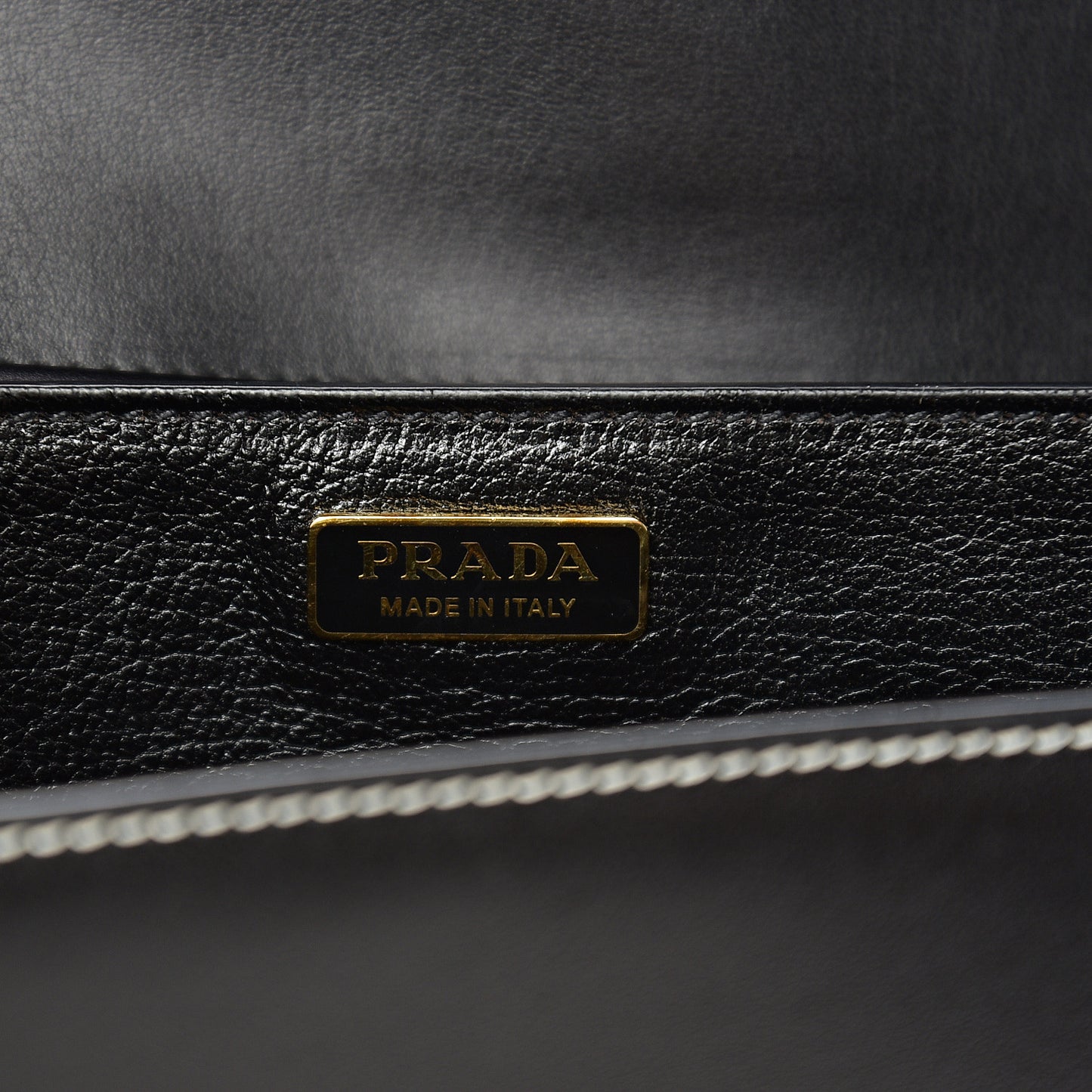 City Calf Saffiano Laser Cut Cahier Bag Black