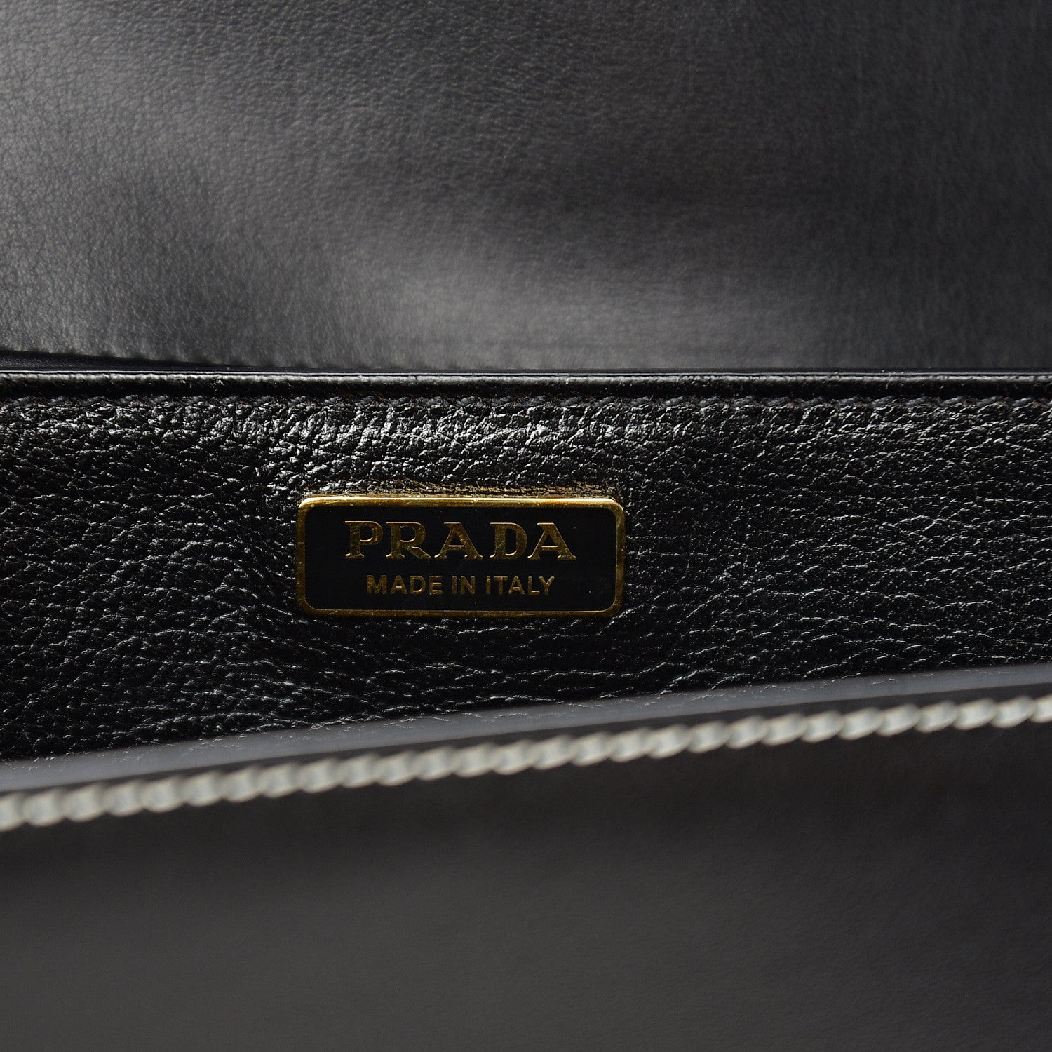 Prada City Calf Saffiano Laser Cut Cahier Bag Black 5 of 8