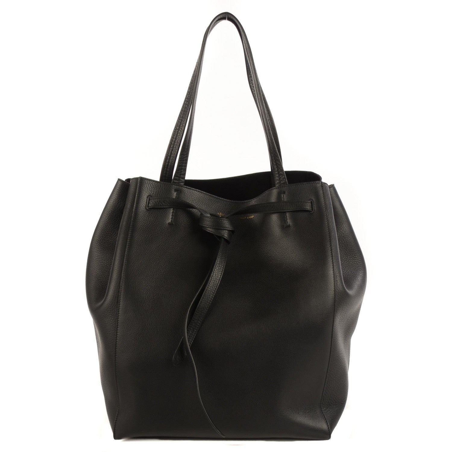 Celine Soft Grained Calfskin Medium Cabas Phantom Black 1 of 10