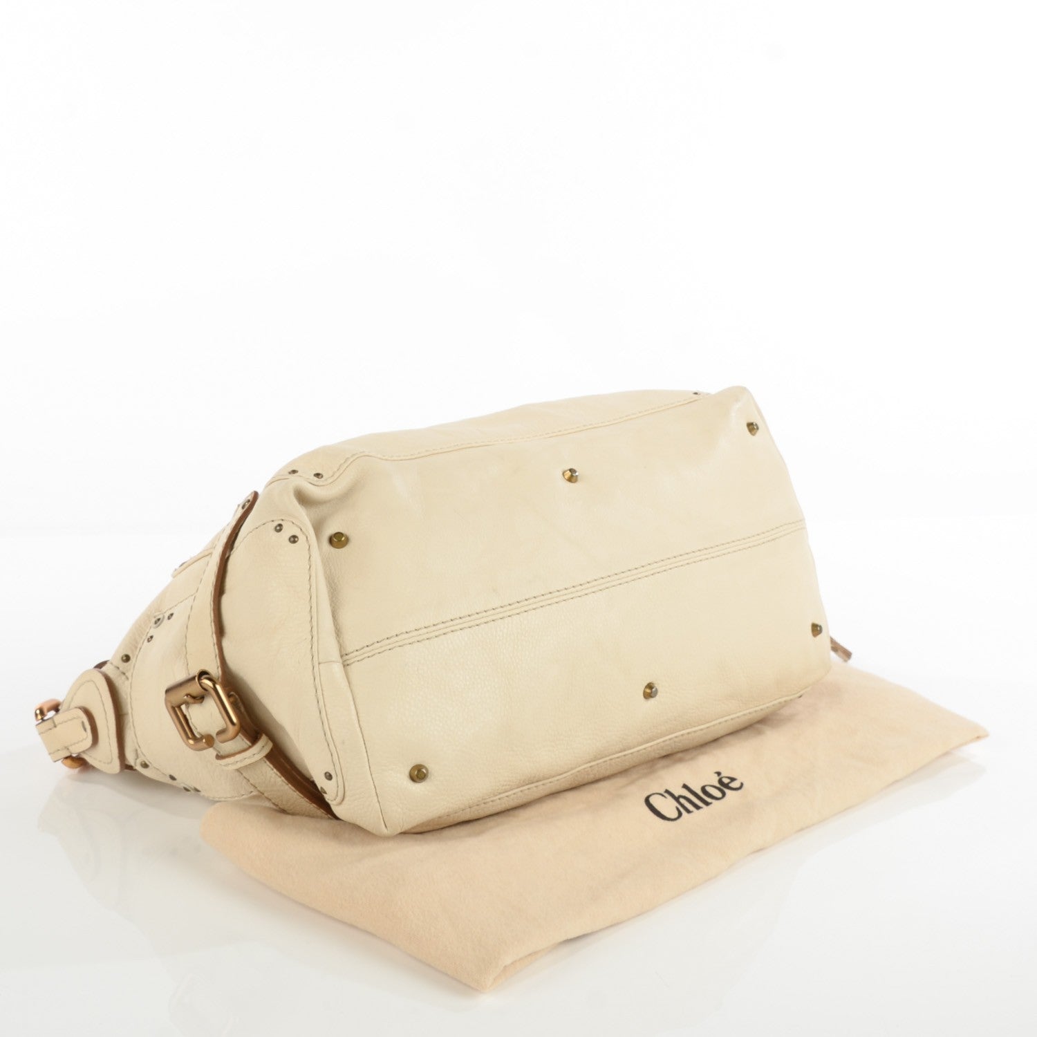 Chloe Calfskin Paddington Hobo White 4 of 8