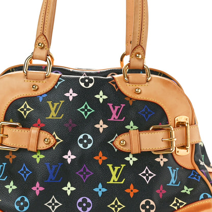Louis Vuitton Monogram Multicolor Claudia Black 7 of 10