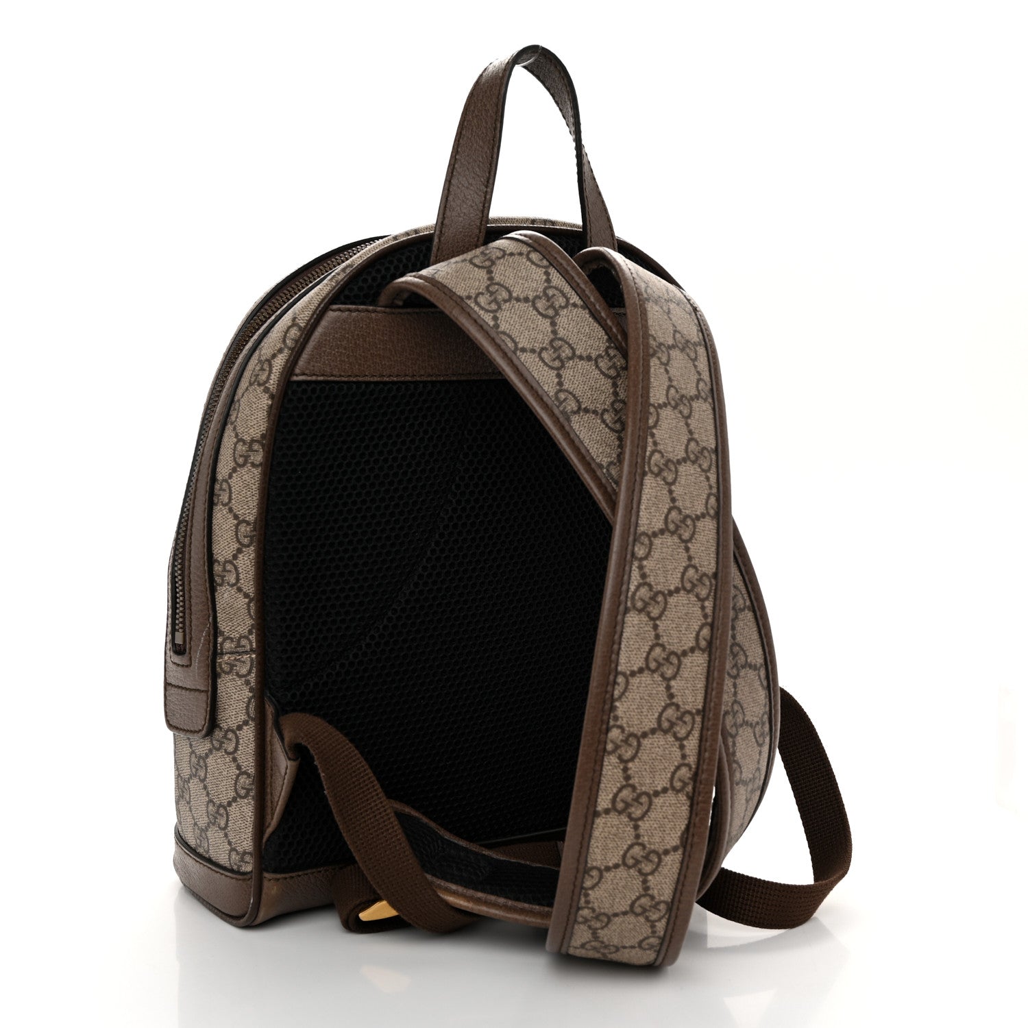 Gucci X DISNEY GG Supreme Monogram Donald Duck Small Interlocking G Dome Backpack Beige Multicolor New Acero 3 of 11
