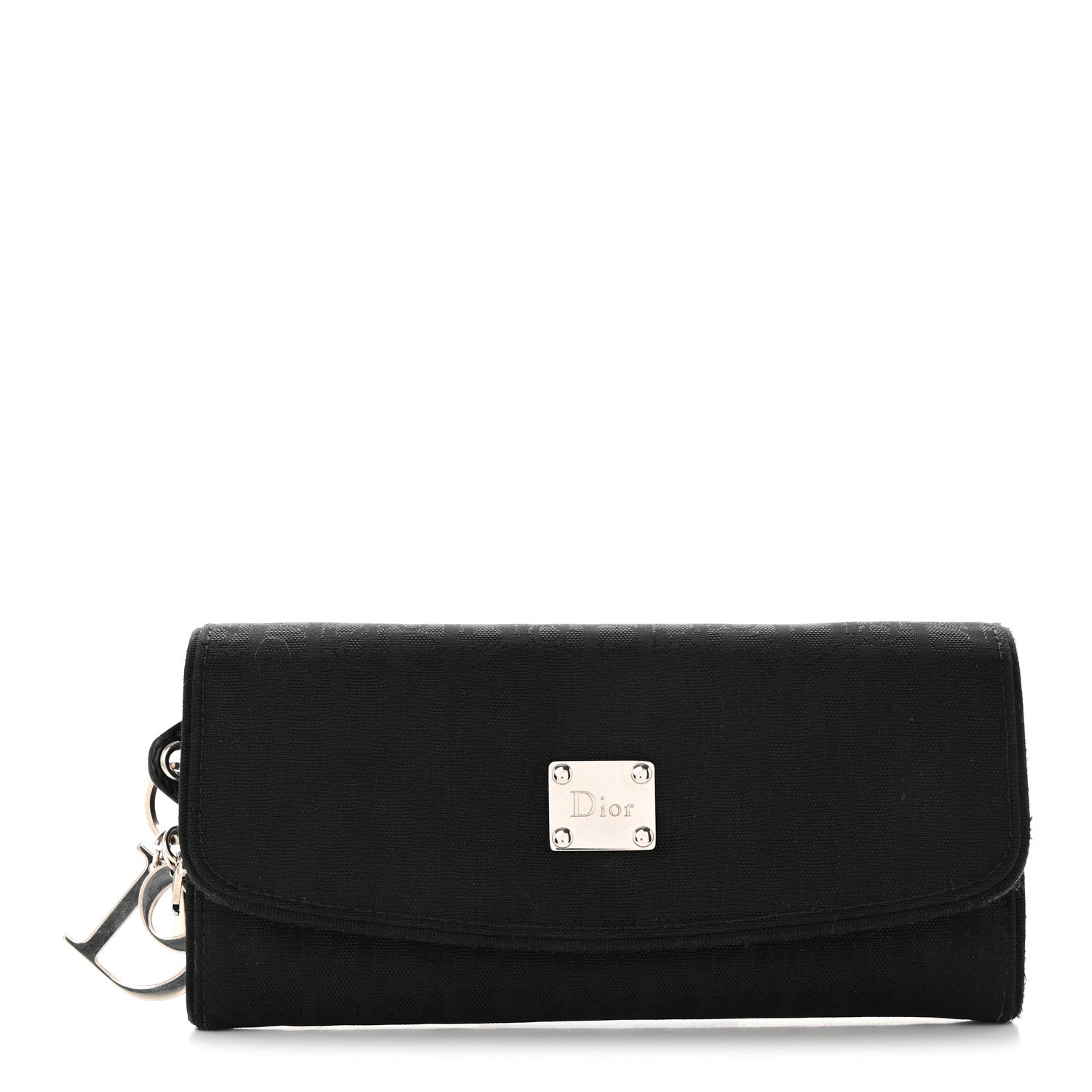 Christian Dior Monogram Chain Flap Black 1 of 8