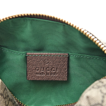 Gucci Soft GG Supreme Monogram Calfskin Small Ophidia Cosmetic Case Beige Ebony New Acero 6 of 7