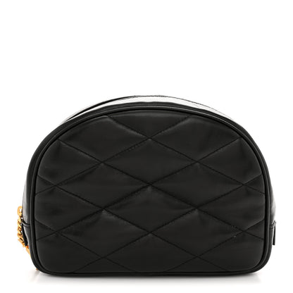 Saint Laurent Lambskin Quilted Lolita Cosmetic Pouch Black 1 of 7