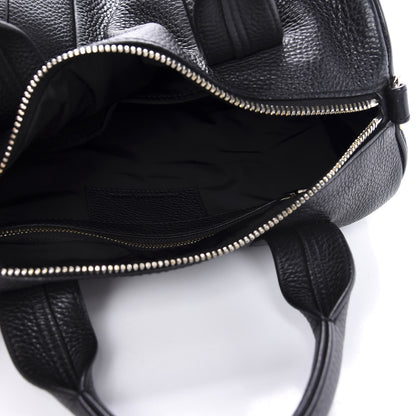 Alexander Wang Pebbled Lambskin Rocco Black Pale Gold Hardware 5 of 9