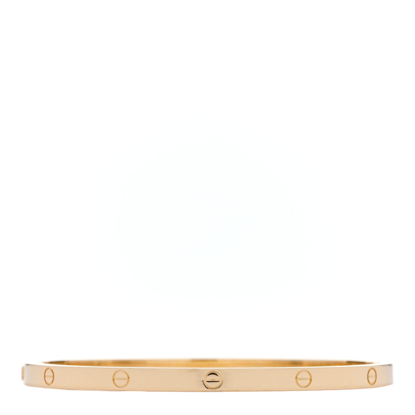 18K Yellow Gold Small LOVE Bracelet 17
