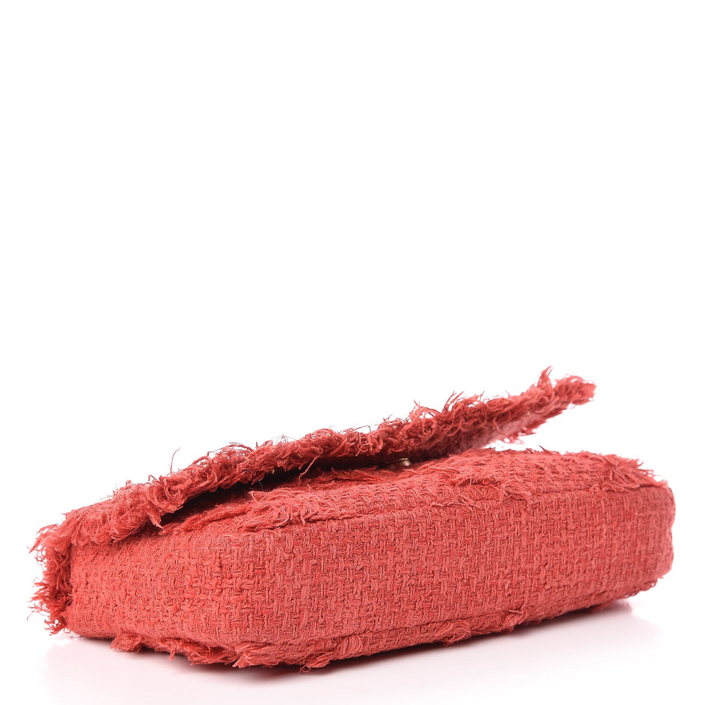 Tweed Medium Nature Single Flap Red