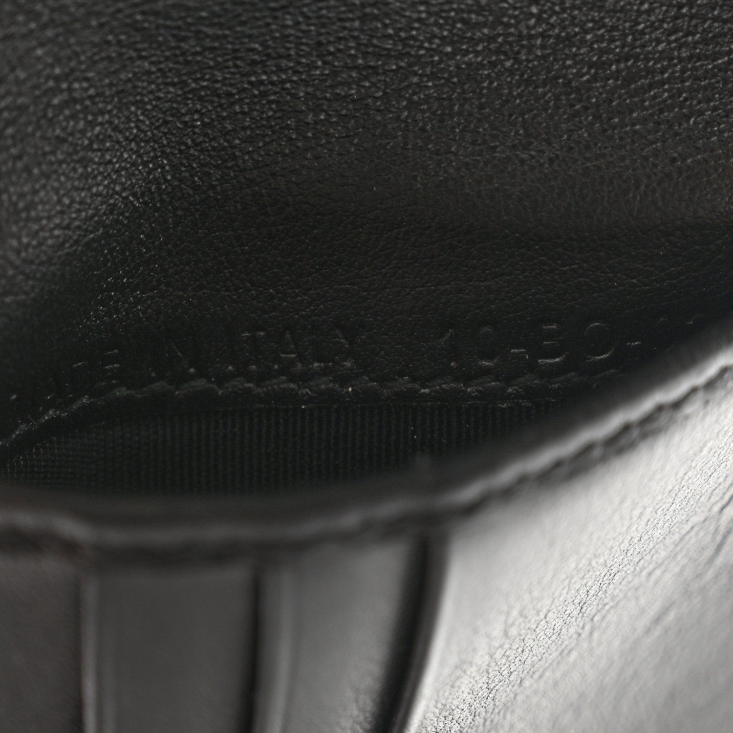 Christian Dior Calfskin Perforated Oblique Bi-Fold Do Galaxy Wallet Black 6 of 7