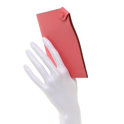 Hermes Chevre Mysore Tarmac PM Passport Holder Rose Ete 2 of 7