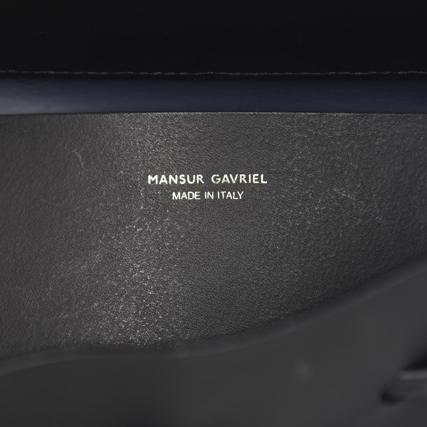 Mansur Gavriel Calfskin Mini Lady Bag Black Blu 5 of 8