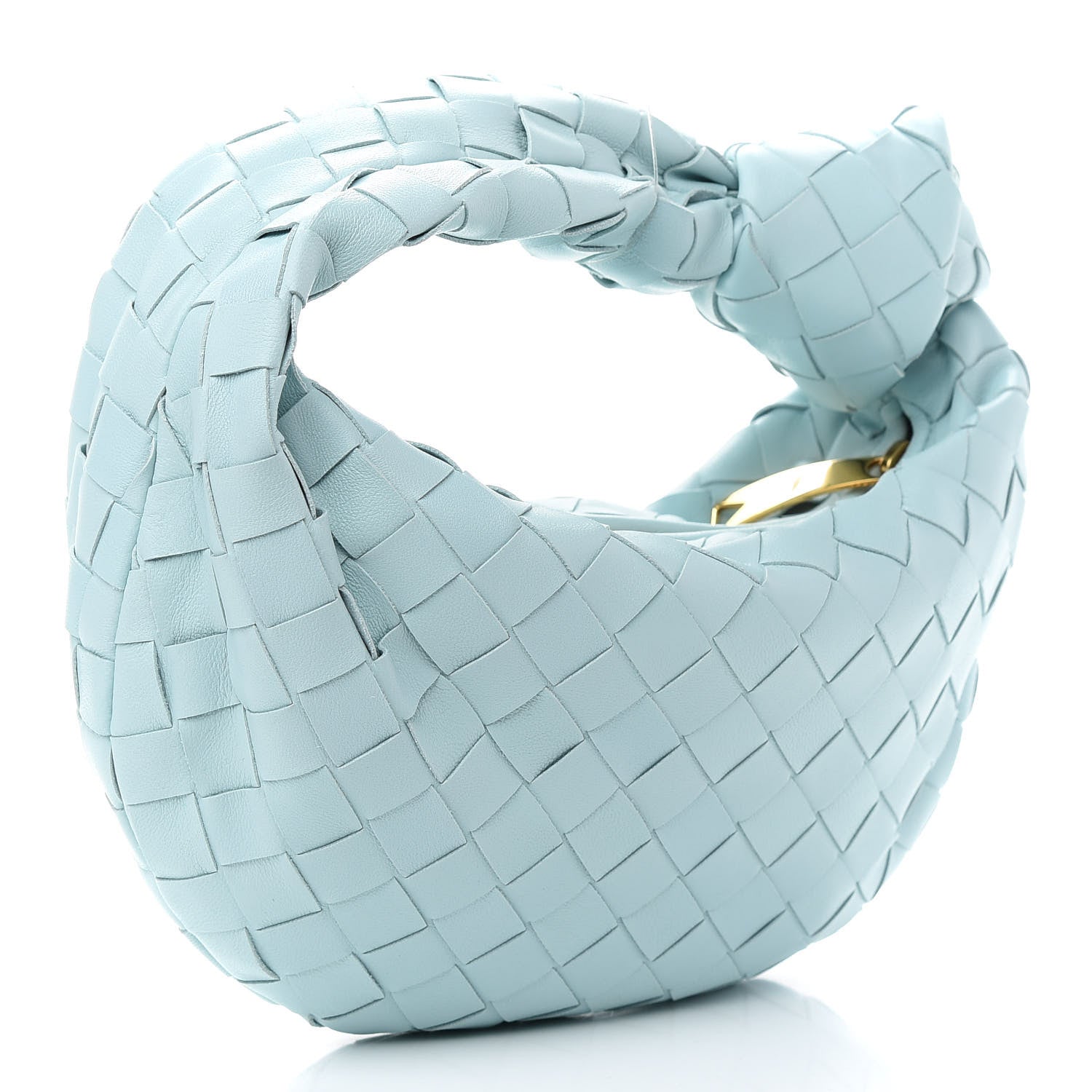 Bottega Veneta Nappa Intrecciato Mini Jodie Teal Washed 2 of 8