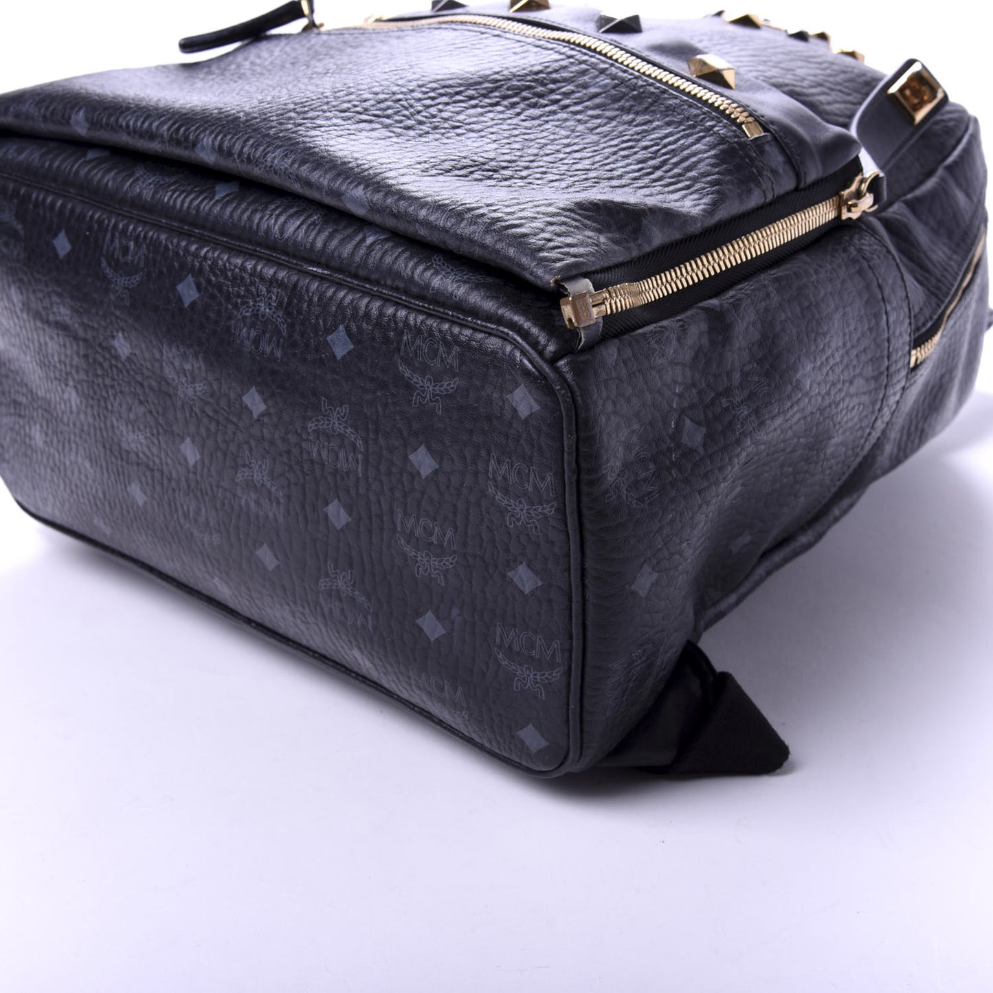 Visetos Medium Studded Dual Stark Backpack Black