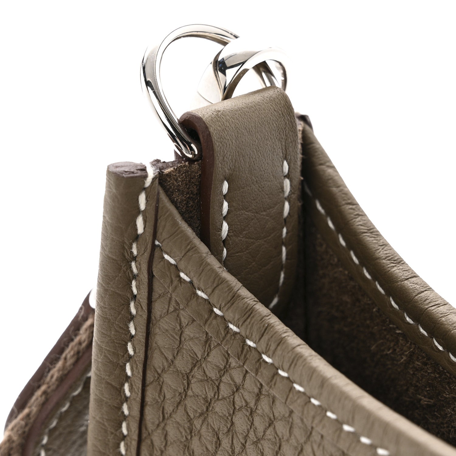 Hermes Taurillon Clemence Evelyne TPM Etoupe 12 of 13