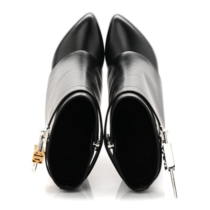 Givenchy Calfskin Shark Lock Ankle Boots 40 Black 2 of 9