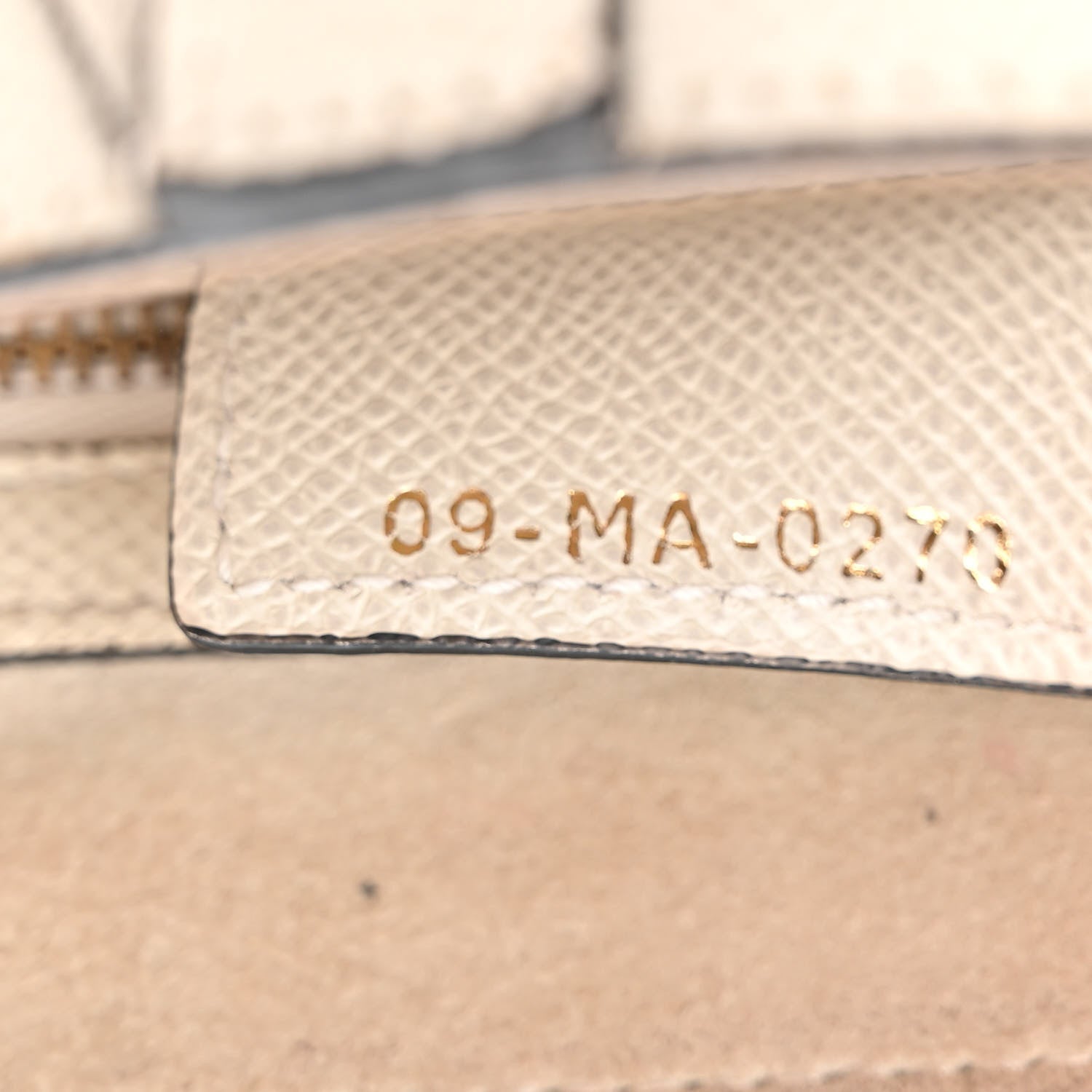 Christian Dior Grained Calfskin Saddle Bag White 7 of 16