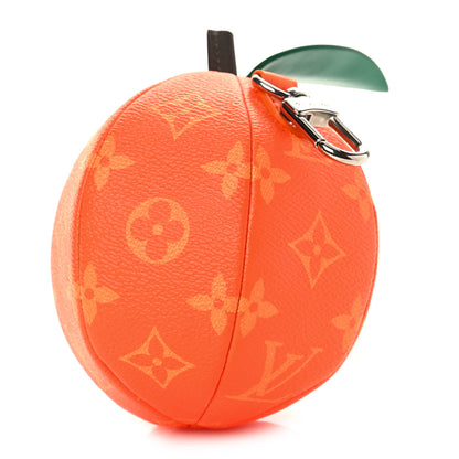 Louis Vuitton Monogram Orange Pouch Orange 3 of 8