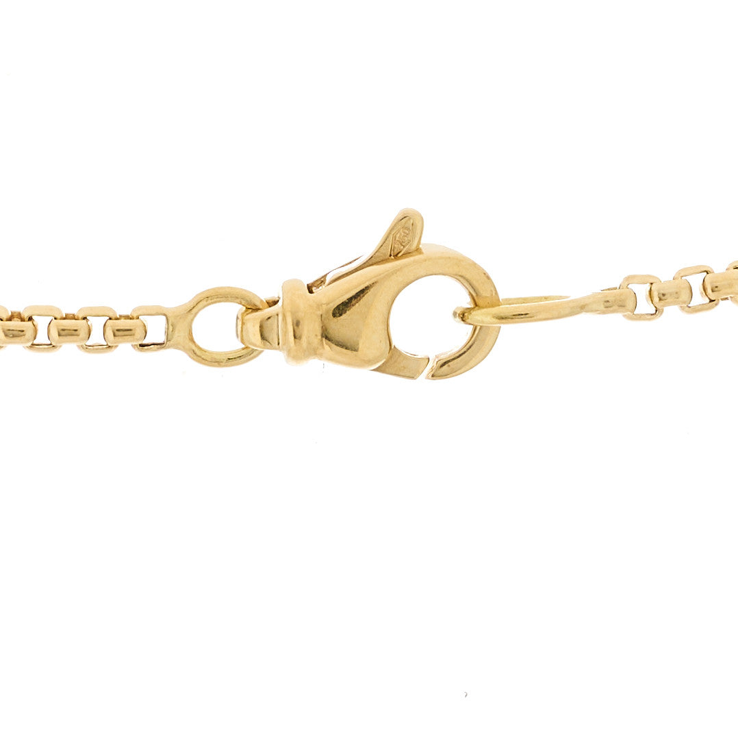 David Yurman 18K Yellow Gold Diamond Angelika Cross Pendant Necklace 5 of 5