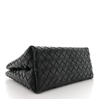Bottega Veneta Nappa Intrecciato Small Andiamo With Chain Shoulder Bag Black 4 of 9