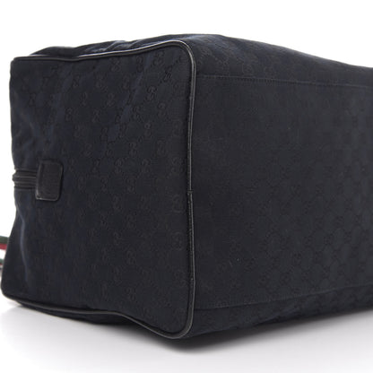 Gucci GG Monogram Web Medium Collapsible Carry On Duffle Black 11 of 13