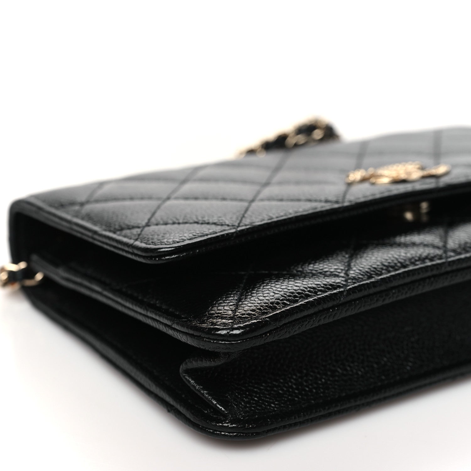 Chanel Caviar Quilted Multi Chain Wallet On Chain WOC Black 10 of 12