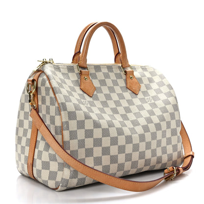 Louis Vuitton Damier Azur Speedy Bandouliere 30 3 of 11