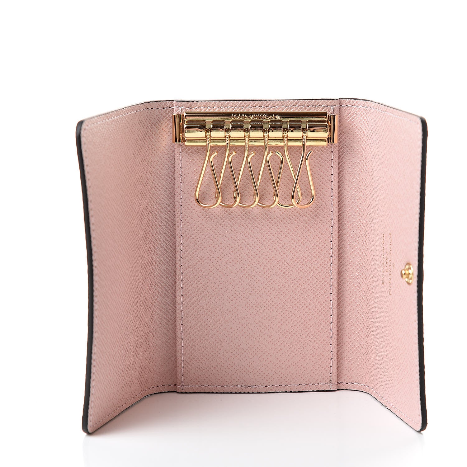 Louis Vuitton Damier Ebene Multicles 6 Key Holder Rose Ballerine 5 of 8