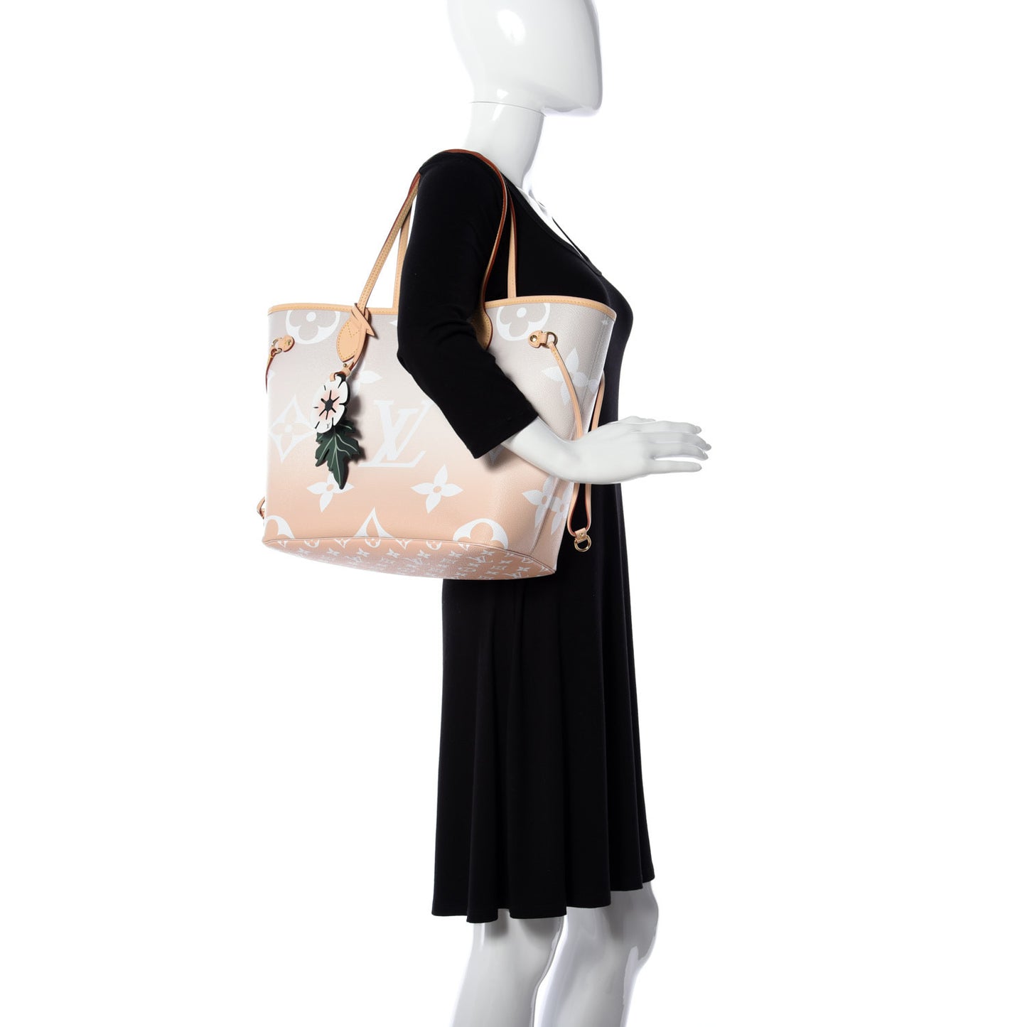 Monogram Giant By The Pool Neverfull MM Brume