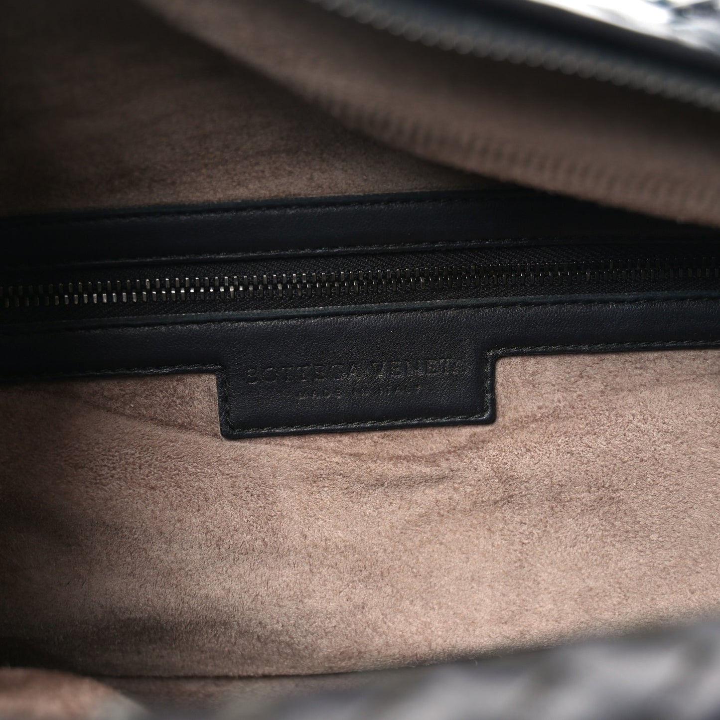 Nappa Intrecciato Montaigne Rings Bag Black