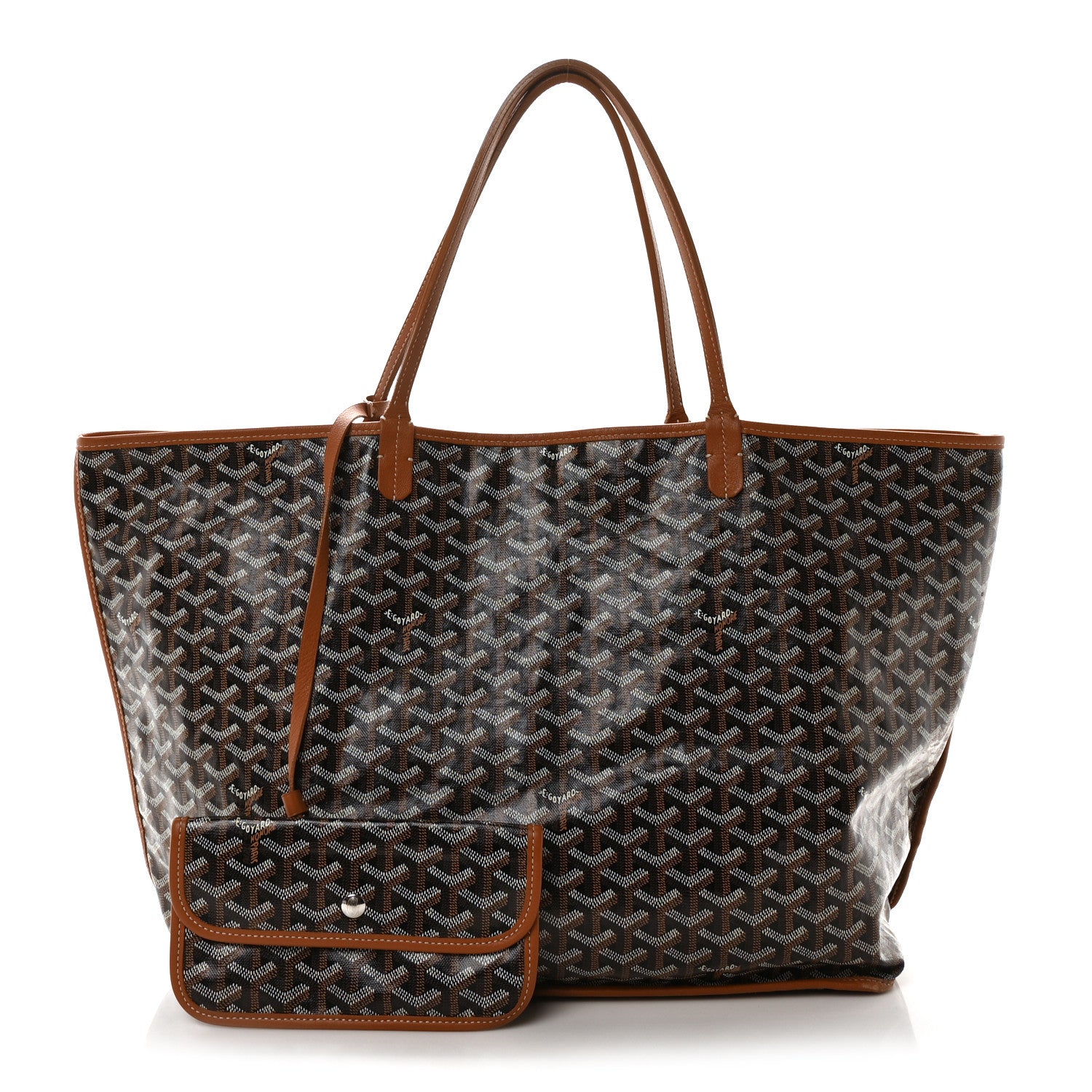 Goyard Goyardine Reversible Anjou GM Black Gold 3 of 17