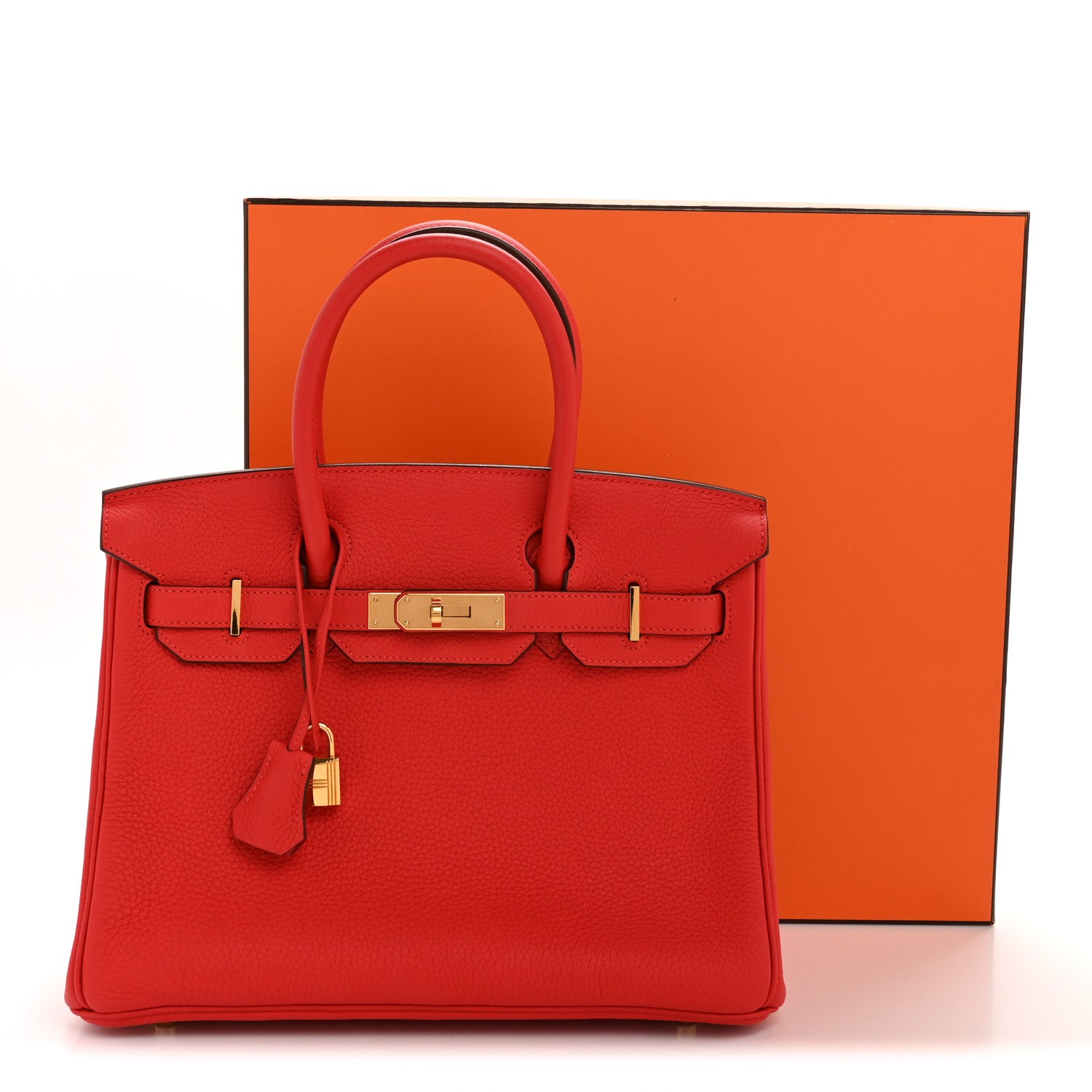 Hermes Togo Birkin 30 Rouge Tomate 15 of 15