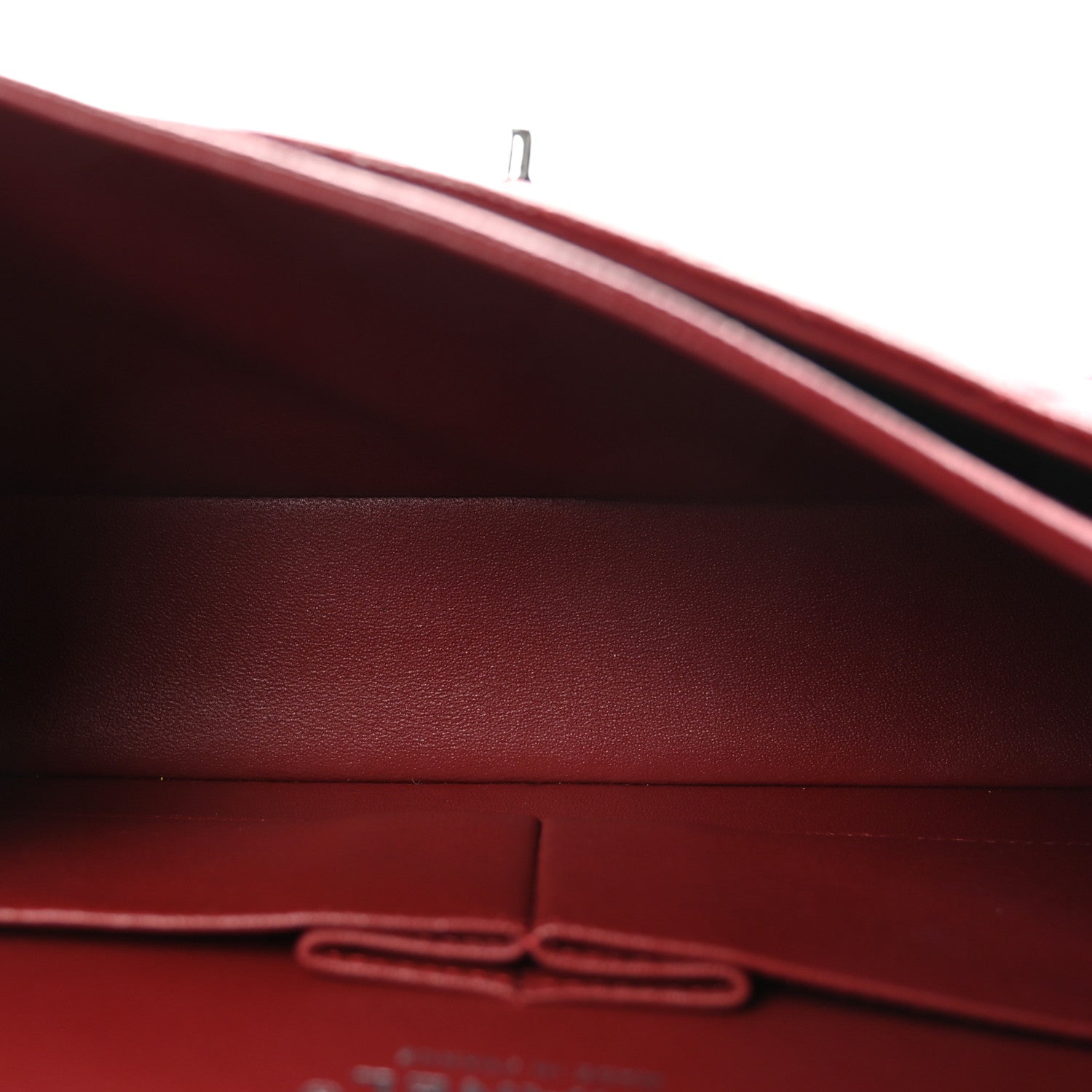 Chanel Caviar Quilted Medium Double Flap Burgundy 5 of 10