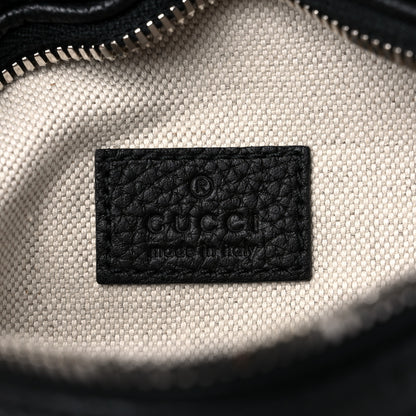 Gucci Piuma Calfskin Jumbo GG Embossed Small Belt Bag Black 6 of 9
